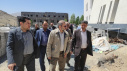 بازدید سرزده استاندار مرکزی و رئیس دانشگاه از پروژه در حال ساخت زنان وزایمان و دیالیز