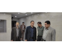 بازدید ریاست دانشگاه  از سایت دستگاه CT آنژیوگرافی
