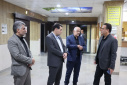 بازدید شبانه ریاست دانشگاه ومسئولین از بیمارستان
