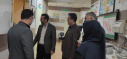 بازدید دکتر نظری معاون سیاسی امنیتی استانداری از  بخش های درمانی مرکز آموزشی درمانی امیرالمؤمنین(ع)