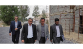 بازدید معاون توسعه دانشگاه علوم اراک ، معاون دانشجویی، مدیر و رئیس امور مالی بیمارستان از پروژه در حال ساخت تخصصی و فوق تخصصی زنان