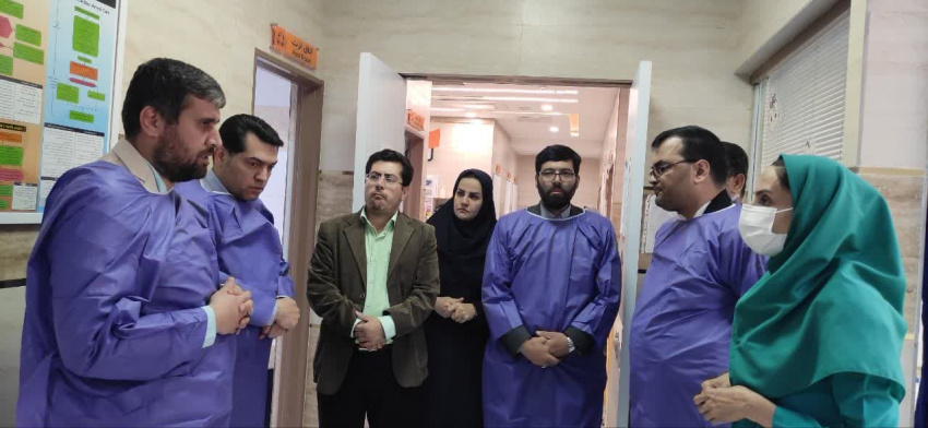 بازدید دکتر صابر جباری سرپرست مرکز جوانی جمعیت، سلامت خانواده و مدارس وزارت بهداشت و دکتر علیرضا امانی رئیس دانشگاه علوم پزشکی اراک از کلینیک ناباروری بیمارستان امیرالمومنین(ع)