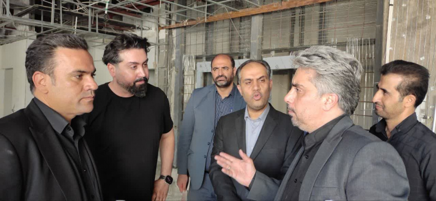 بازدید هفتگی معاونت توسعه مدیریت و منابع دانشگاه و مدیر منابع و طرح های فیزیکی دانشگاه