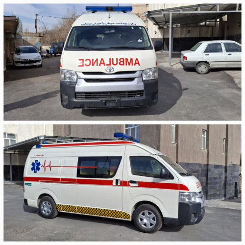 ارتقای ناوگان امدادی مجتمع درمانی امیرالمؤمنین (ع) اراک